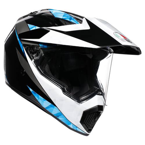 фото Шлем agv ax-9 multi north black/white/cyan xl