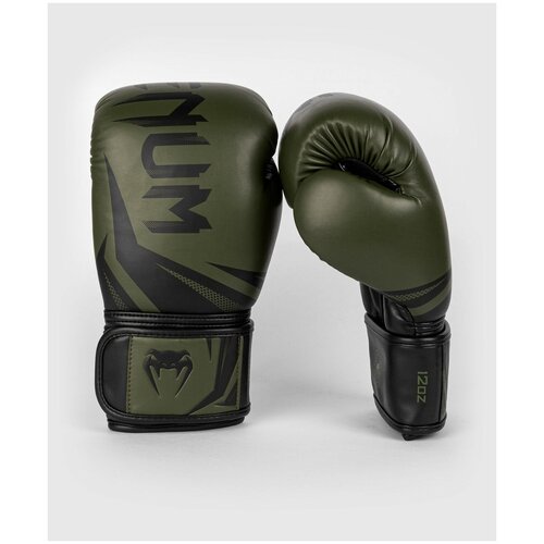 фото Боксерские перчатки venum challenger 3.0 boxing gloves зеленый/черный 12 унций