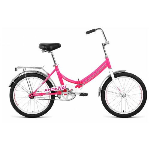 фото Велосипед 20' forward arsenal 1.0 20-21 г, 14' розовый/серый/rbkw1yf01007