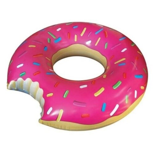 фото Надувной круг пончик 90 см лето в подушке