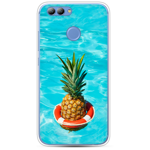 фото Силиконовый чехол ананас в бассейне на huawei nova 2 / хуавей нова 2 case place