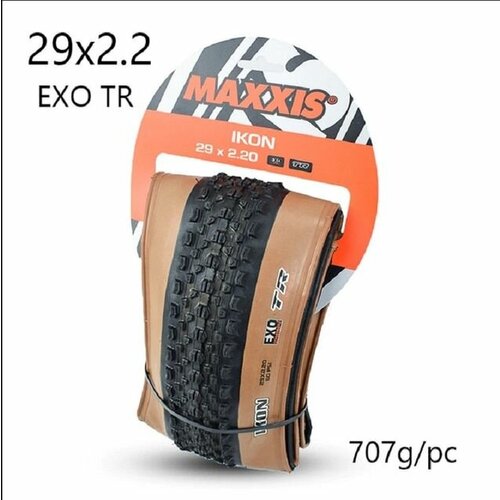фото Покрышка maxxis ikon 29 x 2.2 складная шина коричневый бок нет бренда