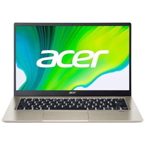 фото Ноутбук acer swift 3x sf314-510g-53gh (intel core i5 1135g7 2400mhz/14"/1920x1080/16gb/512gb ssd/intel iris xe max 4gb/linux) nx.a10eu.009, золотистый