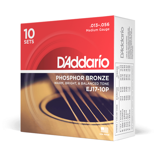 фото D'addario ej17 -10p струны для акустической гитары