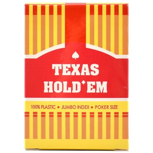 фото Карты для покера partida texas hold'em (красная рубашка)