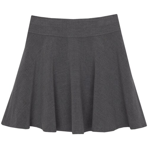 фото Школьная юбка gulliver, мини, размер 170, серый