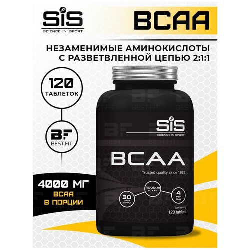 фото Bcaa аминокислоты бад для набора мышечной массы, сушки science in sports (sis)