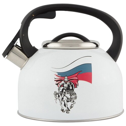 фото Чайник для плиты mallony русский богатырь (рисунок меняет цвет)