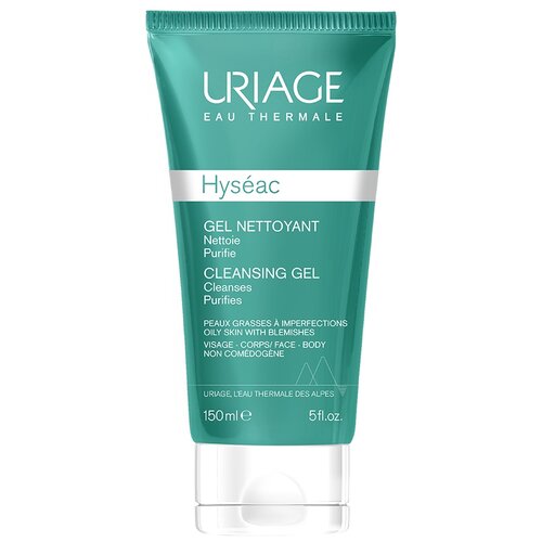 Купить Очищающий гель для лица URIAGE Hyseac для жирной проблемной кожи, 150мл