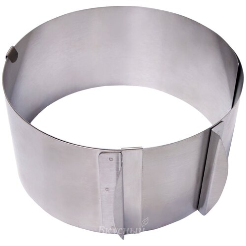 фото Раздвижная форма для выпечки кольцо-трансформер 16-30 см., высота 8,5 см. fissman