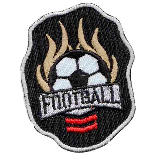 фото Термоаппликация футбольный мяч и пламя hkm textil