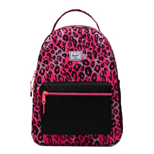 фото Городской рюкзак herschel nova youth, cheetah camo neon pink/black