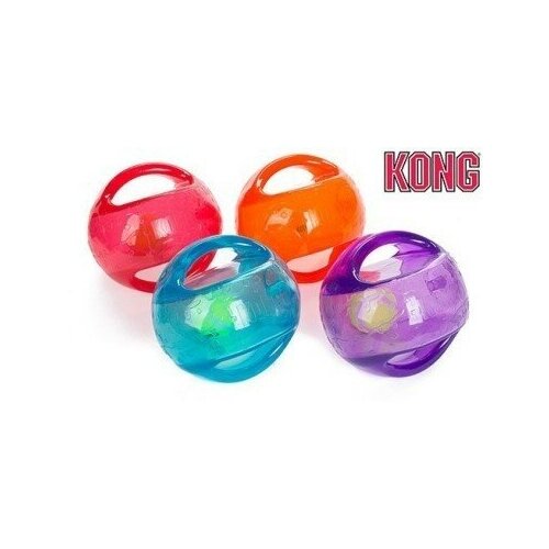 фото Kong игрушка для собак джумблер мячик 14 см средние и крупные породы, синтетическая резина, цвета