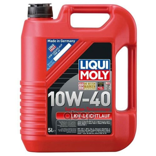 фото Liqui moly 10w-40 sl/ci-4 lkw-leichtl.basic 5л (нс-синт.мотор.масло)