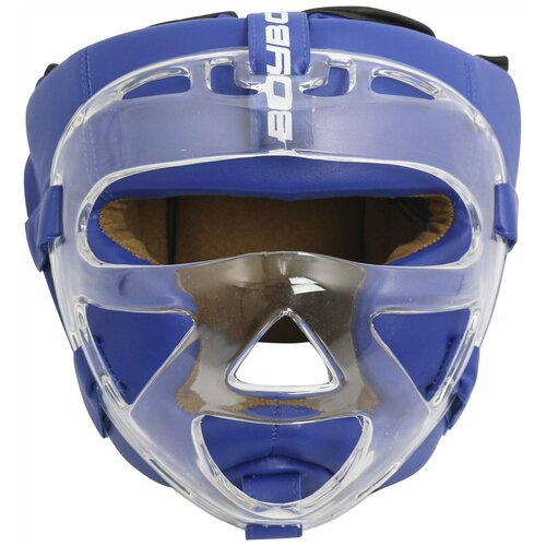 фото Шлем с пластиковым забралом boybo flexy синий bp2006 (s)