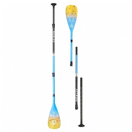 фото Весло aztron phase bamboo carbon 3-section paddle 2021 assorted