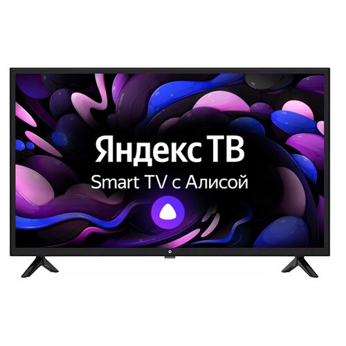фото 24" телевизор hi vhix-24h152msy led (2020) на платформе яндекс.тв, черный