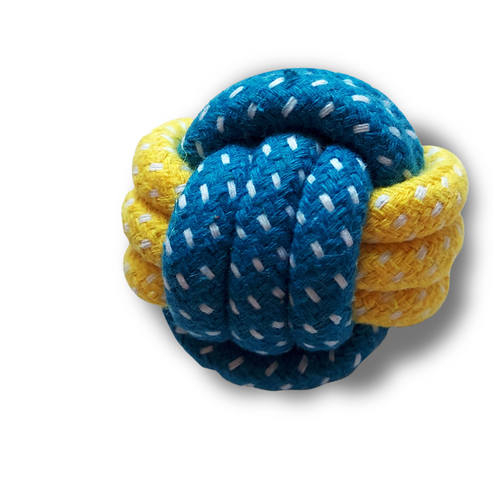фото Мяч верёвочный, игрушка для собак, 6 см. adelanto