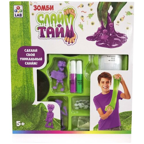 фото Набор 1 toy слайм тайм. зомби т16624