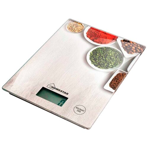 фото Весы кухонные электронные homestar hs-3008 ( до 7 кг), дизайн специи