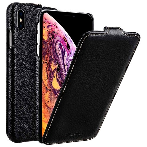 фото Флип-чехол melkco jacka type для apple iphone xs max черный