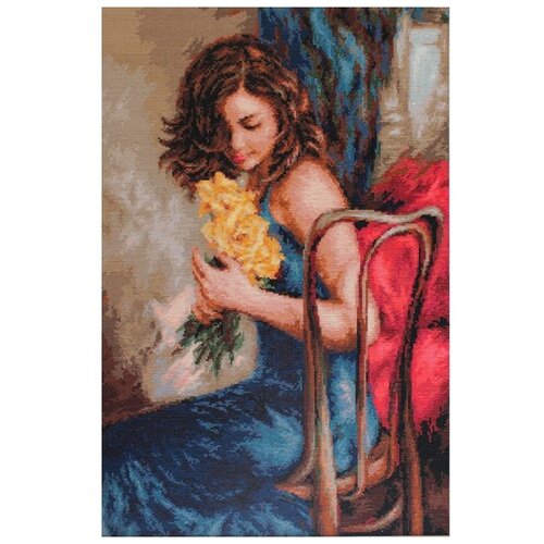 фото Набор для вышивания «желтые розы», 28,5x44 см, luca-s