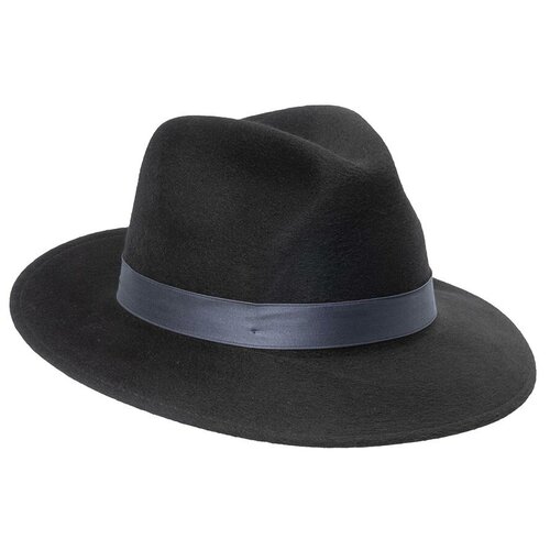 фото Шляпа федора bailey, шерсть, утепленная, размер 59, черный