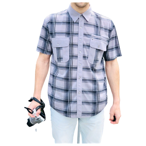 фото Рубашка мужская с коротким рукавом 52р forsa