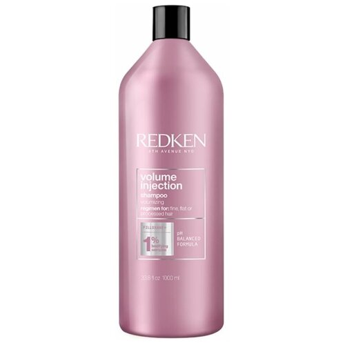 Redken Volume Injection Shampoo - Шампунь для объёма и плотности волос 1000мл redken шампунь volume injection shampoo для объема волос 1000 мл