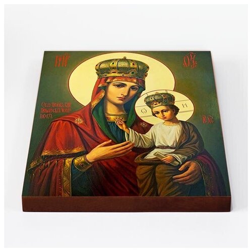 фото Черниговская-ильинская икона божией матери, доска 20*25 см соборъная лавка