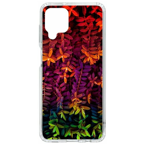 фото Чехол на samsung galaxy a12 kruche print neon leaves / чехол для samsung / чехол с рисунком / чехол с принтом / чехол для самсунг / чехол для самсунг / бампер на гелакси / чехол накладка для гэлэкси / противоударная накладка для samsung galaxy / защита для galaxy / защита на samsung / cиликоновый чехол для samaung galaxy / пластиковый чехол на самсунг / защитный чехол для самсунг / чехольчик / защита телефона / ударопрочный чехол / галакси кruче,kruche