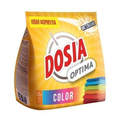 фото Dosia порошок для стирки dosia optima color 1,2 кг