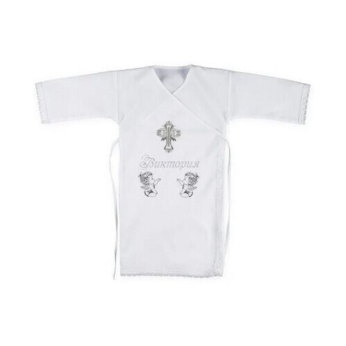 фото Рубашка крестильная тутси именная (для девочки) р. 68 1-175-2021