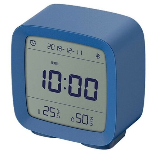 фото Xiaomi часы с термометром xiaomi qingping bluetooth smart alarm clock, синий