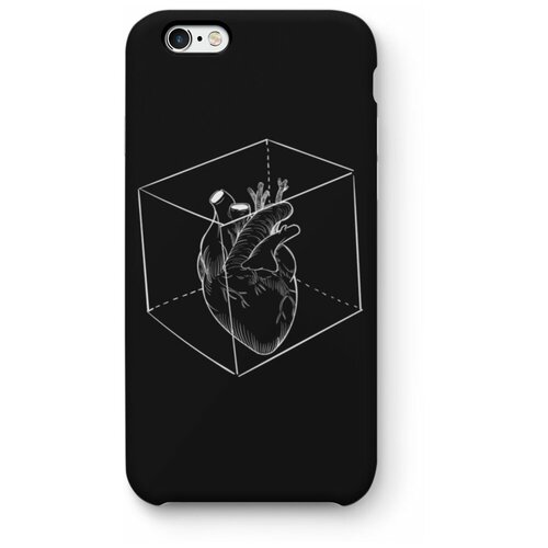 фото Чехол для iphone 8/se 2020 "heart in the cage", черный black pack