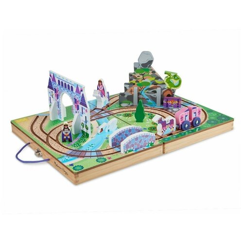 фото Транспортный набор в чемоданчике melissa&doug "королевская дорога" 32842m melissa & doug