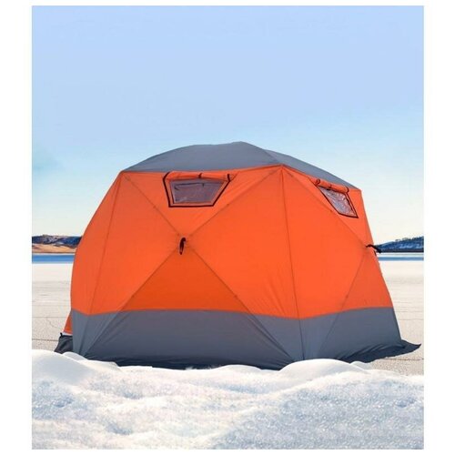фото Зимняя палатка 4-х слойная для рыбалки terbo mir & camping mir-2022-1