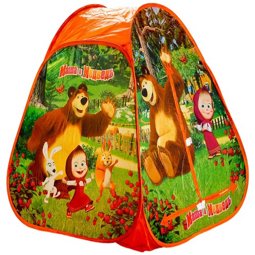 фото Детская палатка "маша и медведь" в сумке играем вместе