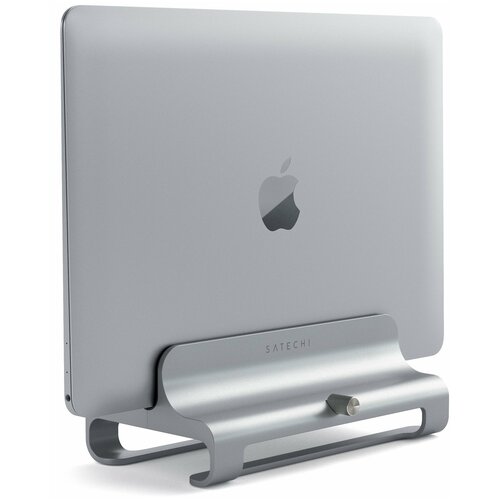 фото Подставка для ноутбука satechi universal vertical aluminum laptop stand, silver
