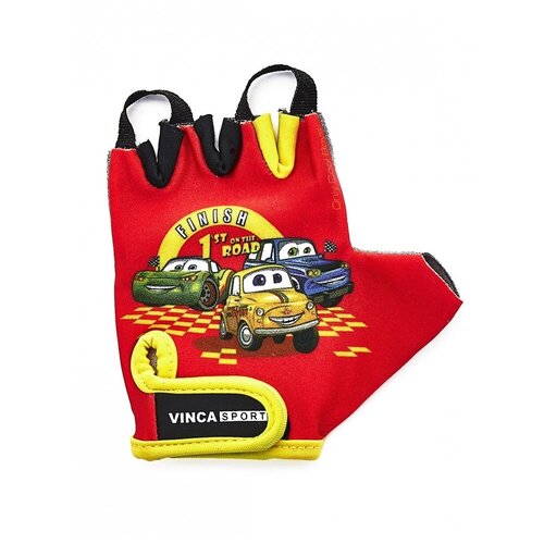 фото Перчатки vinca sport для мальчиков, размер 4xs, красный