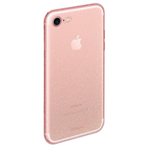 фото Чехол-накладка deppa chic case для apple iphone 7/iphone 8 розовое золото