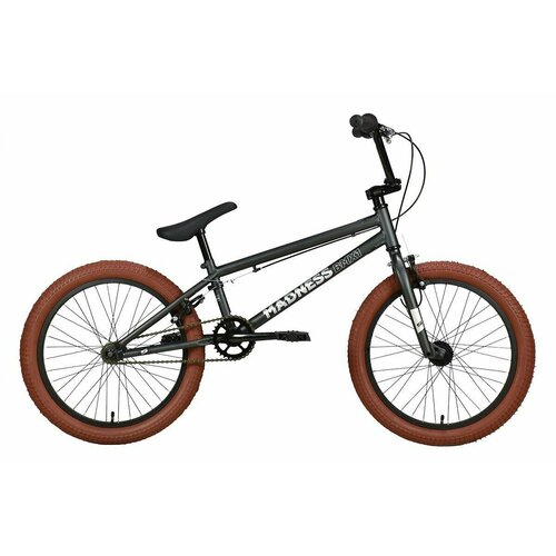 фото Велосипед stark madness bmx 1 (2022) 9" темно-серый/серебристый/коричневый