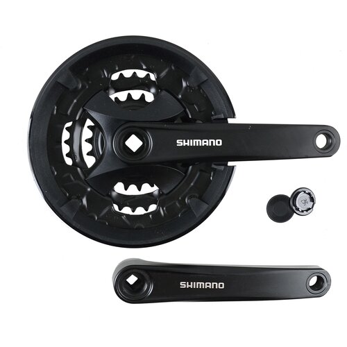 фото Система шатунов shimano altus fc-mt101, 3x9 передач, 44-32-22t, шатуны 170мм, с защитой