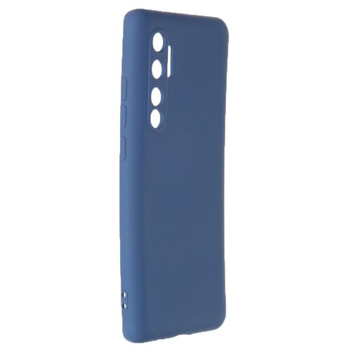 фото Чехол krutoff для xiaomi mi note 10 lite silicone blue 12484