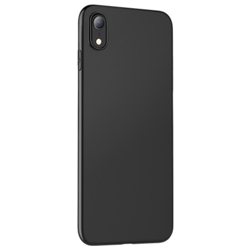 фото Чехол силиконовый iphone xr, hoco, fascination series bracket protective case (without hole), черный