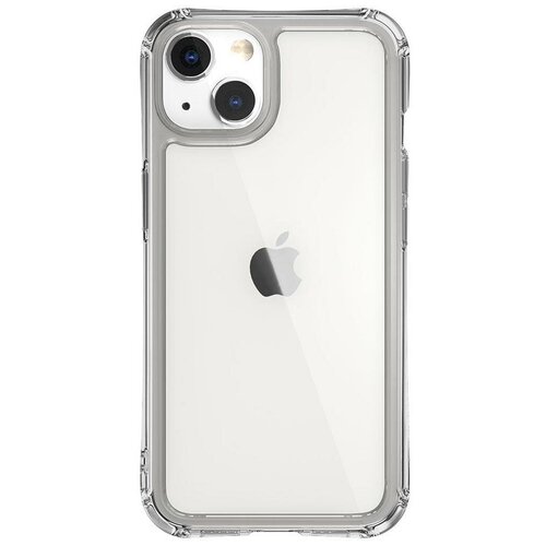 фото Чехол-накладка switcheasy alos anti-microbial shockproof clear case, для смартфона iphone 13, поликарбонат, прозрачный gs-103-208-260-65