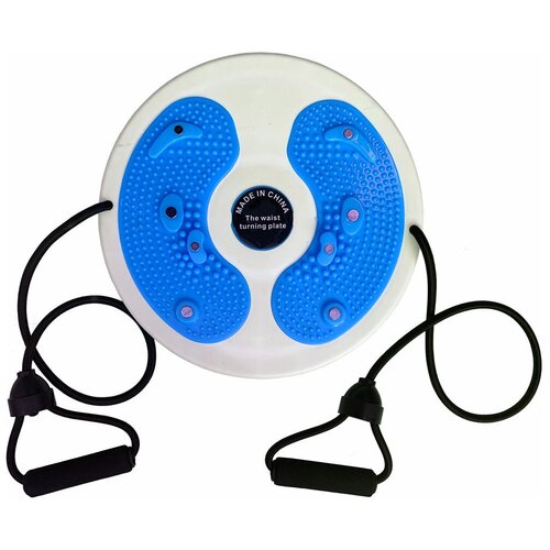 фото B32161 диск вращения "грация" с эспандером (синий) smart athletics
