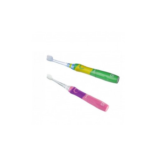 фото Набор электрических звуковых зубных щеток cs medica cs-562 junior (1 зеленая и 1 розовая)