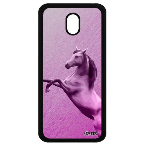 фото Защитный чехол на смартфон // galaxy j3 2017 // "лошадь" жеребенок стиль, utaupia, розовый