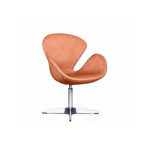 фото Лаунж кресло top concept swan, рогожка оранжевый